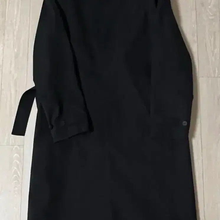[BUNJANG] In Silence Tropical Wool Balmacaan Coat (Black) / [급처-새상품] S) 인사일런스 트로피컬 울 발마칸 코트 블랙