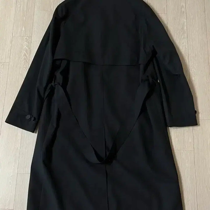 [BUNJANG] In Silence Tropical Wool Balmacaan Coat (Black) / [급처-새상품] S) 인사일런스 트로피컬 울 발마칸 코트 블랙