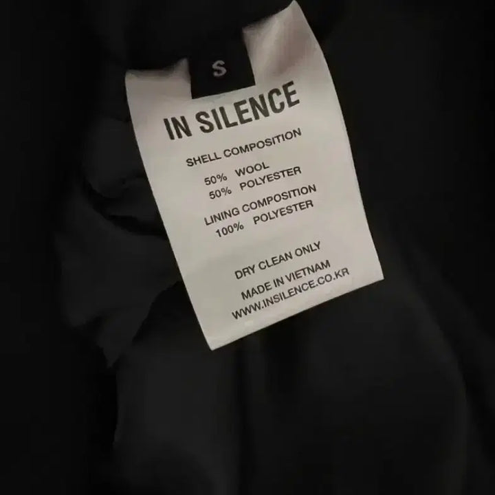 [BUNJANG] In Silence Tropical Wool Balmacaan Coat (Black) / [급처-새상품] S) 인사일런스 트로피컬 울 발마칸 코트 블랙