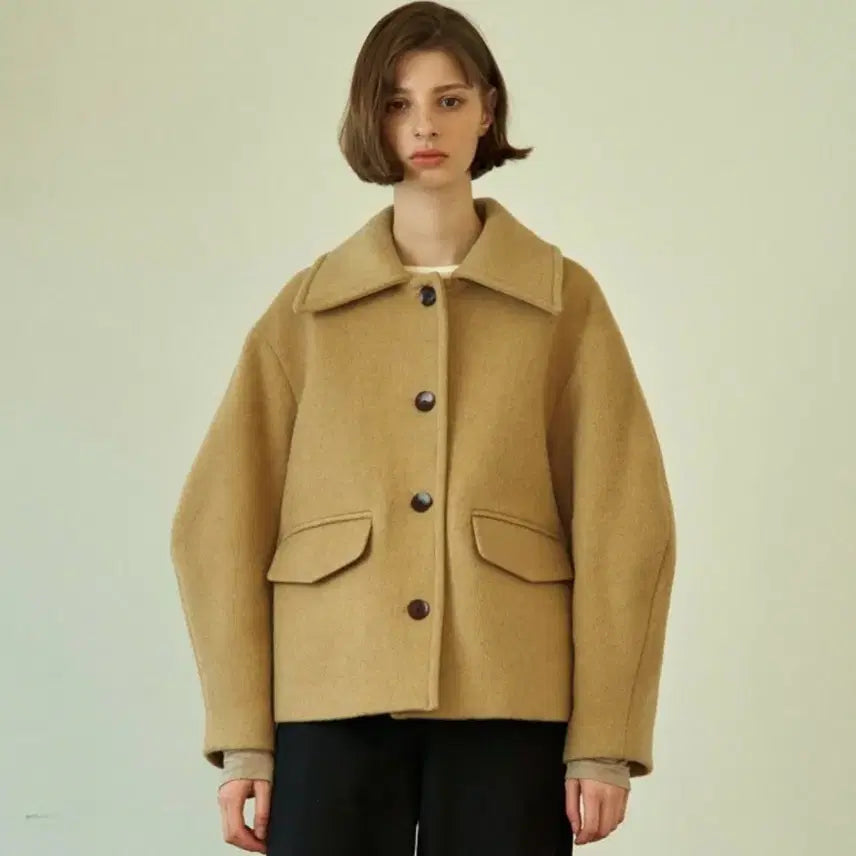 [BUNJANG] Largo Balloon Half Coat / 라르고 벌룬 하프 코트