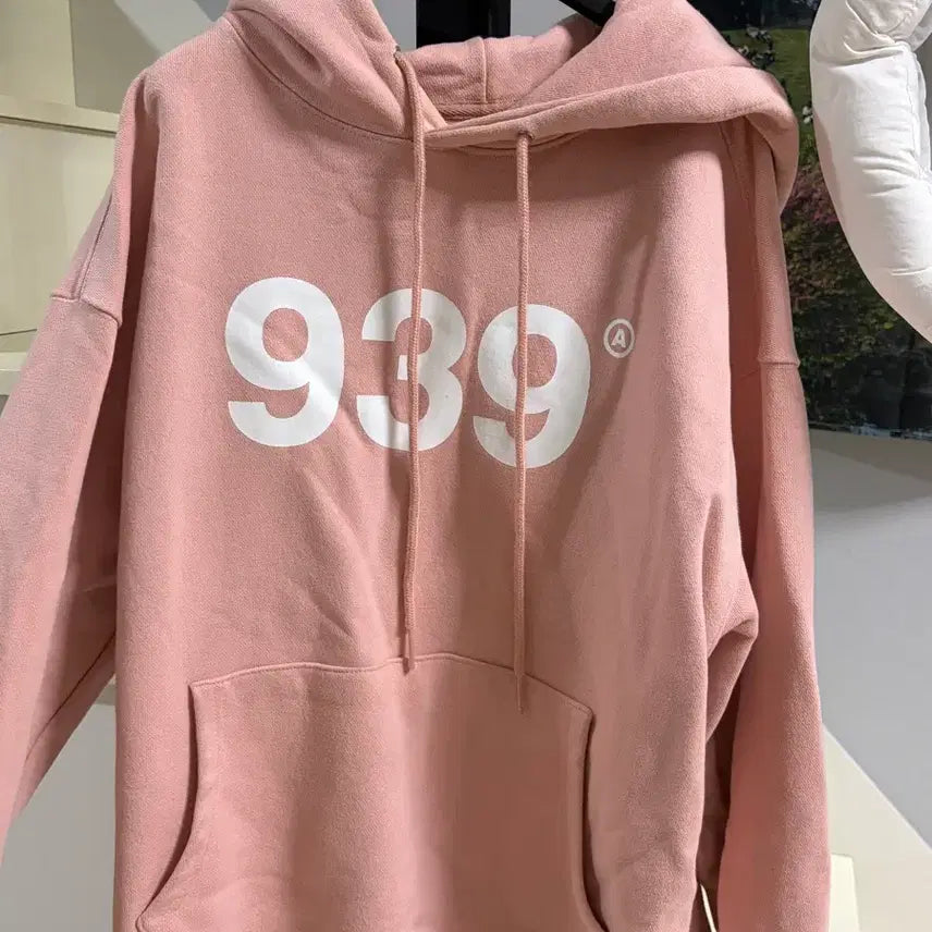 [BUNJANG] 939 Studio Pink Hoodie M / 939 스튜디오 핑크색 후드티 M