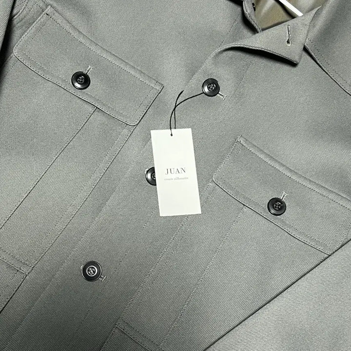 [BUNJANG] Jooang Homme Cargo Crop Jacket Blouson Grey / [새상품] S) 주앙옴므 카고 크롭 자켓 블루종 그레이