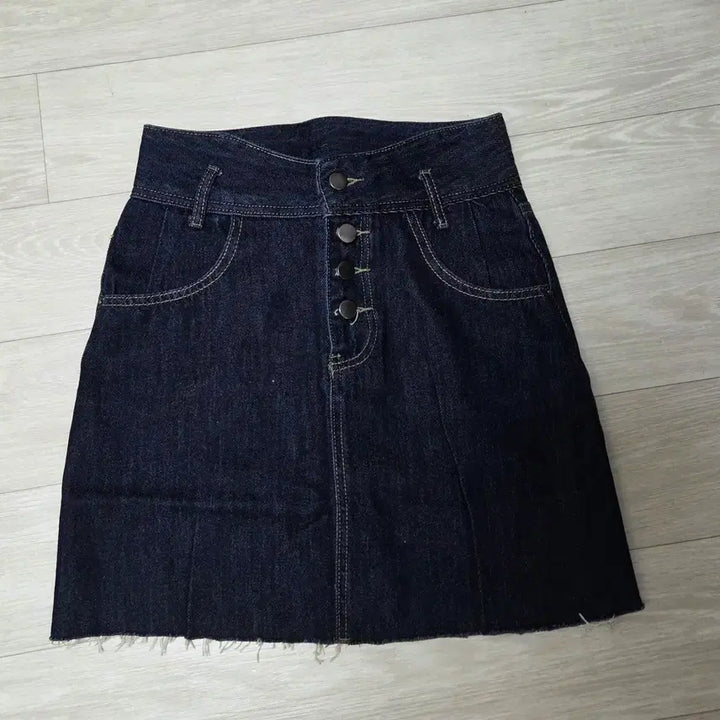 [BUNJANG] High-Waist Button Denim Skirt / ㅁ새상품ㅁ 하이웨스트 버튼 데님스커트