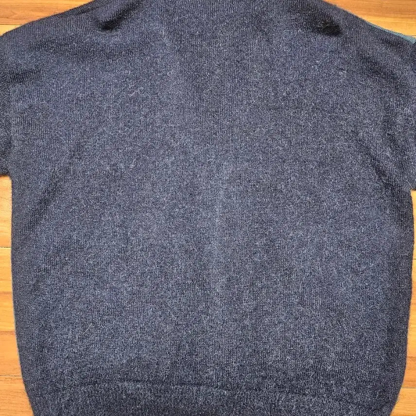 [BUNJANG] Studio Tomboy Color Block Cardigan Navy / 스튜디오 톰보이 컬러블럭 가디건 네이비