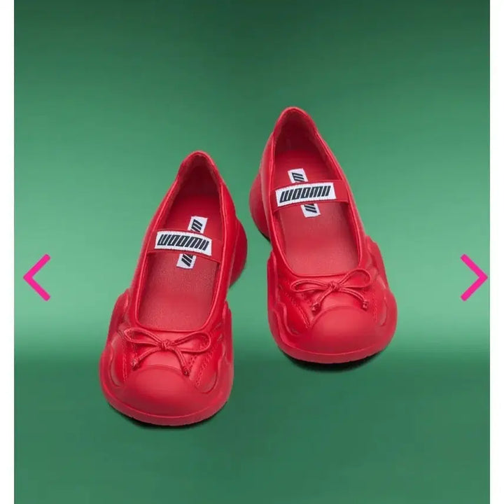 [BUNJANG] WOOMII Audrey Mary Jane Flat Shoes / WOOMII 우미 메리제인 플랫슈즈 레드 오드리 250