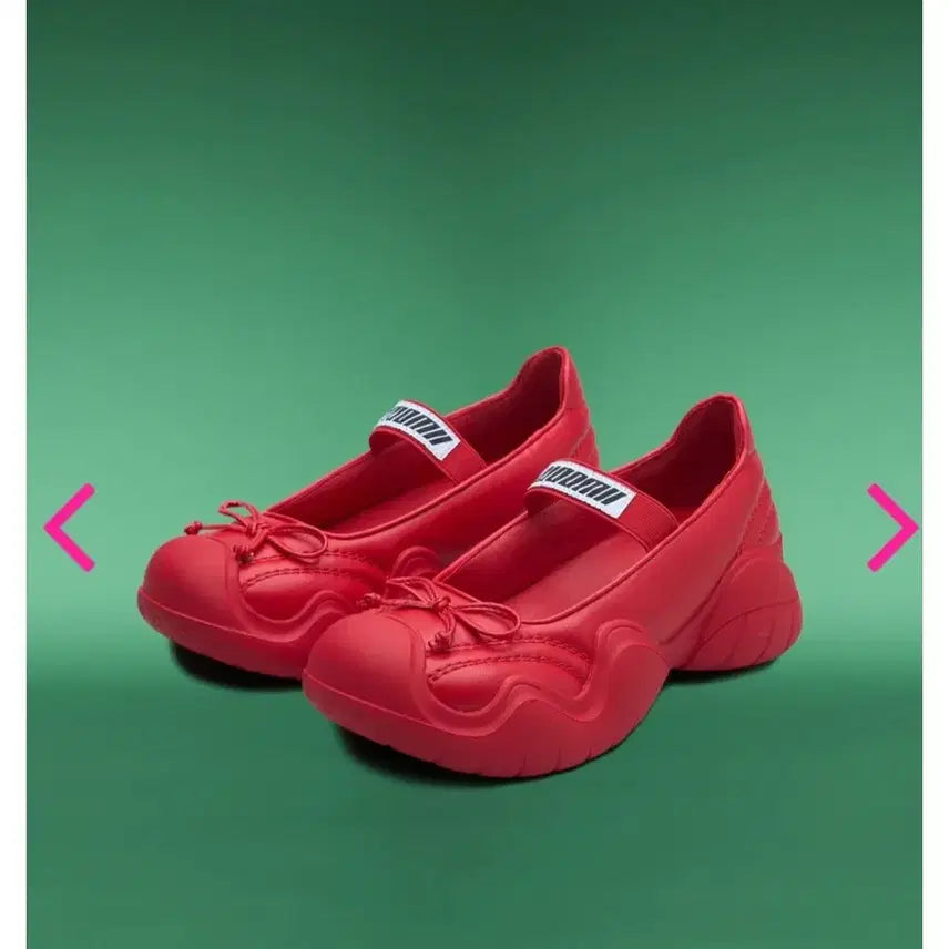 [BUNJANG] WOOMII Audrey Mary Jane Flat Shoes / WOOMII 우미 메리제인 플랫슈즈 레드 오드리 250