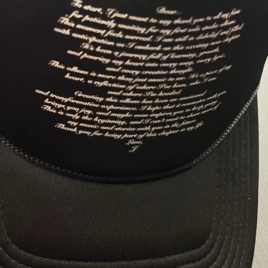 [SOLD OUT] 블랙핑크 제니 루비 팝업 일주년 땡큐햇