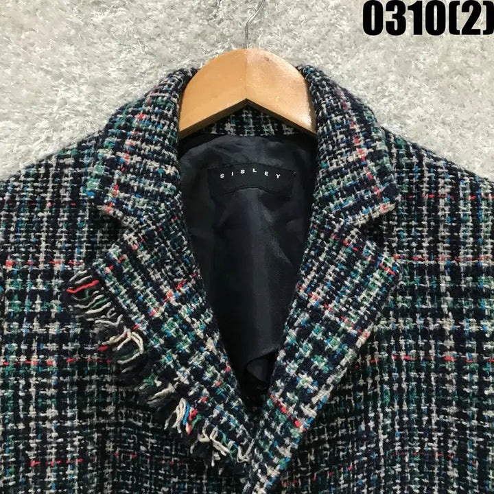 [SOLD OUT] Sisley체크 코트 s