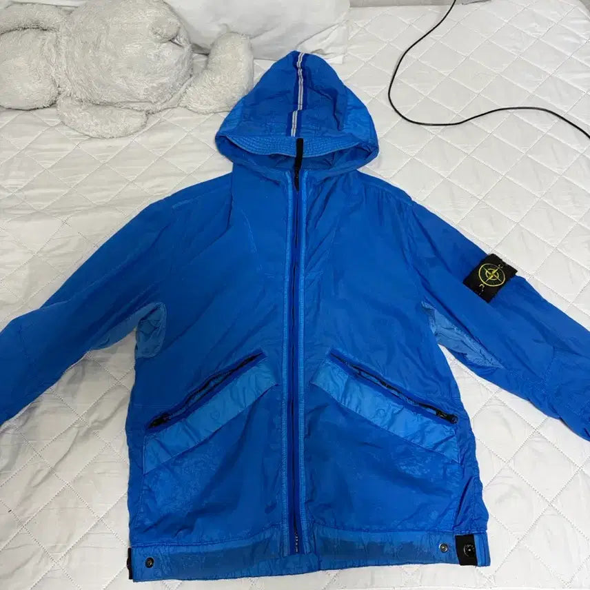 [BUNJANG] Stone Island Membrana TC Jacket (Blue, Size S) / 스톤아일랜드 바람막이