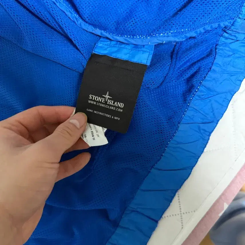 [BUNJANG] Stone Island Membrana TC Jacket (Blue, Size S) / 스톤아일랜드 바람막이