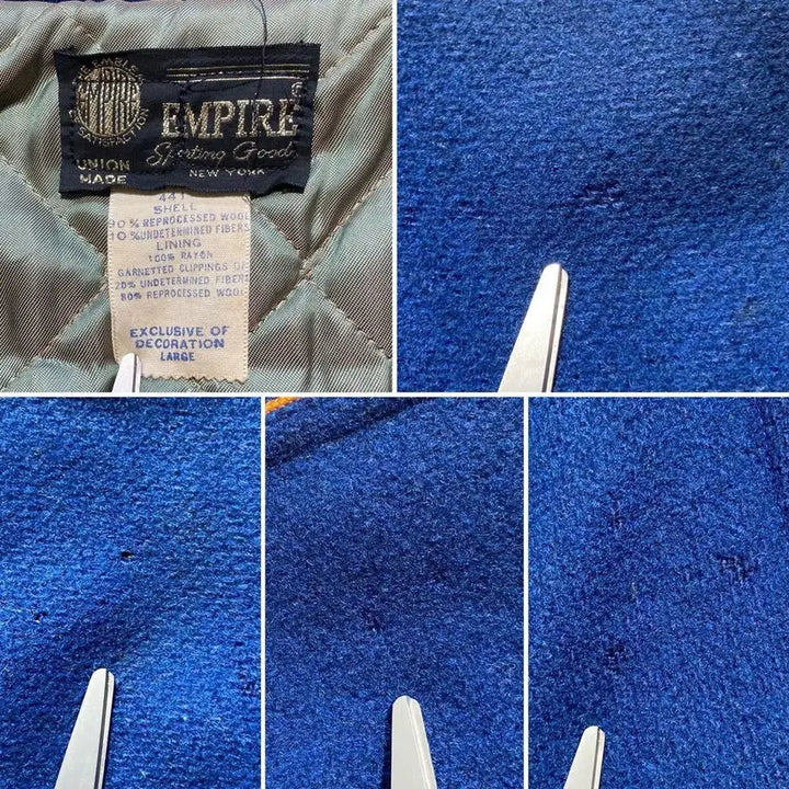[BUNJANG] EMPIRE US Marine Corps Iwakuni Air Base Patch Varsity Jacket / 60s 바시티자켓 미해병대 이와쿠니 항공기지패치