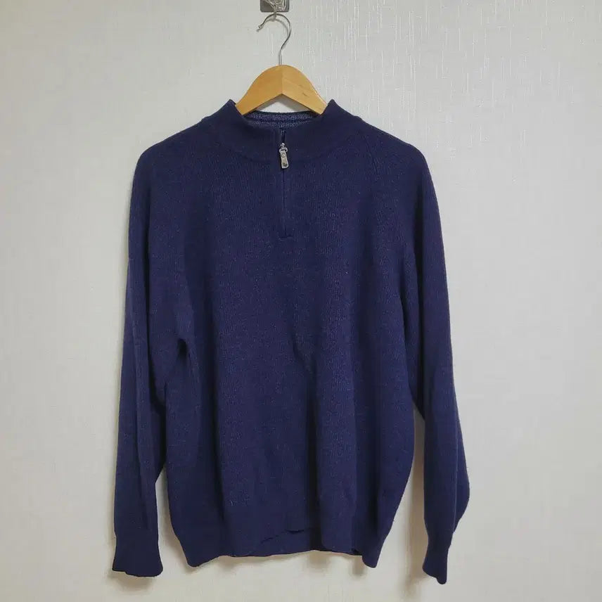 [BUNJANG] Indian Navy Half-Neck Knit Long Sleeve 110 / 35.인디안 네이비 하프넥 니트 긴팔110