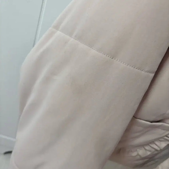 [BUNJANG] Honey Cinnamon Pink Cropped Fur Padded Jacket / 허니시나몬 자켓 리본 양산형 지뢰계 양지뢰 퍼 패딩