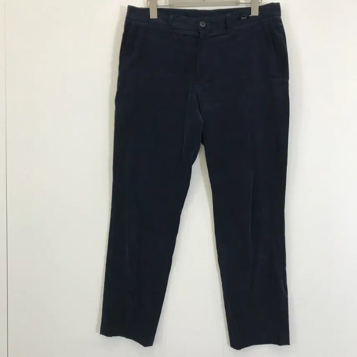 [BUNJANG] Renoma Navy Suede Pants / 레노마 RENOMA 스웨이드 네이비 팬츠 [34인치]