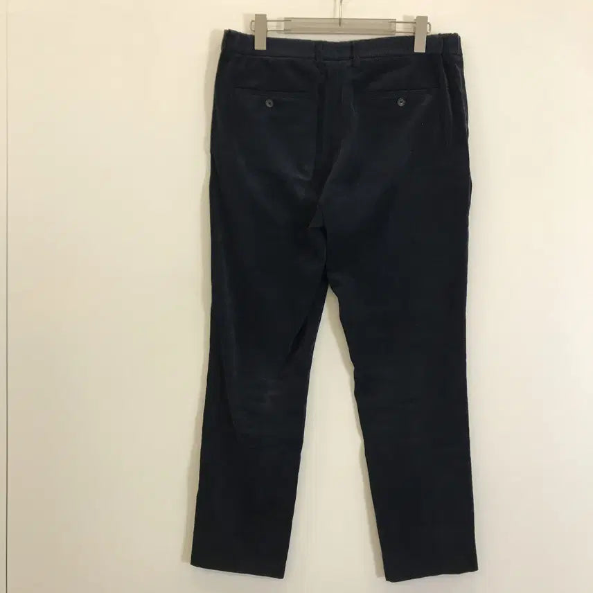 [BUNJANG] Renoma Navy Suede Pants / 레노마 RENOMA 스웨이드 네이비 팬츠 [34인치]