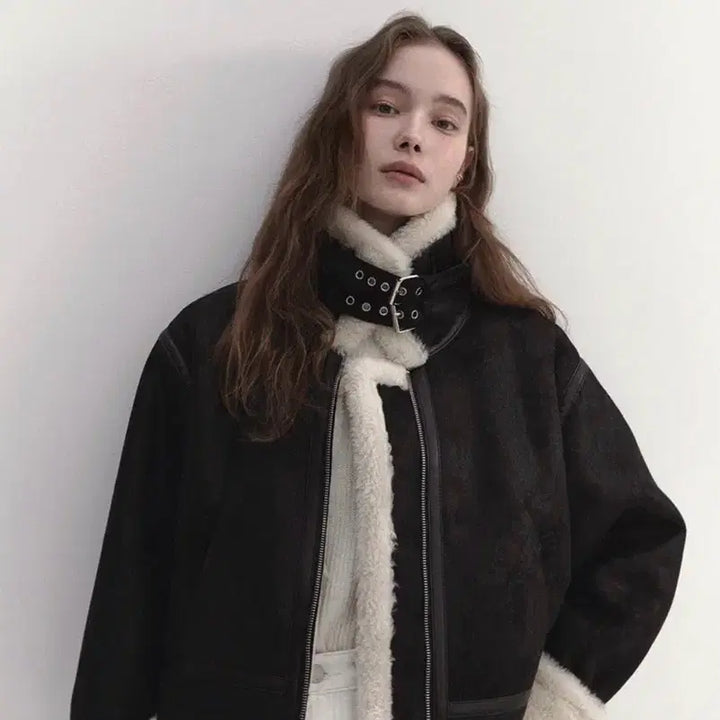 [BUNJANG] Archive Jtou Suede Wool Mouton / 아카이브제이투유 스웨이드 울 무스탕 archivejtou