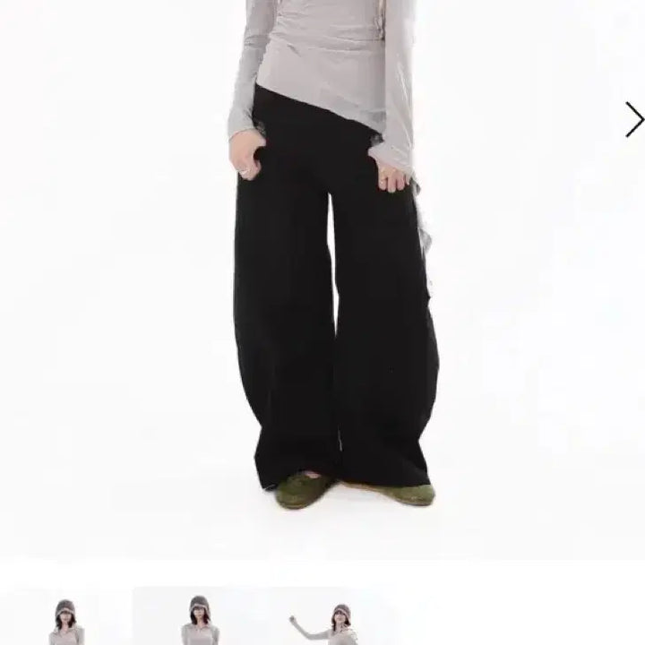 [BUNJANG] OWNSR Draped Shirring Long Sleeve T-shirt / 오운서 One Draped Shirring Long Sleeve