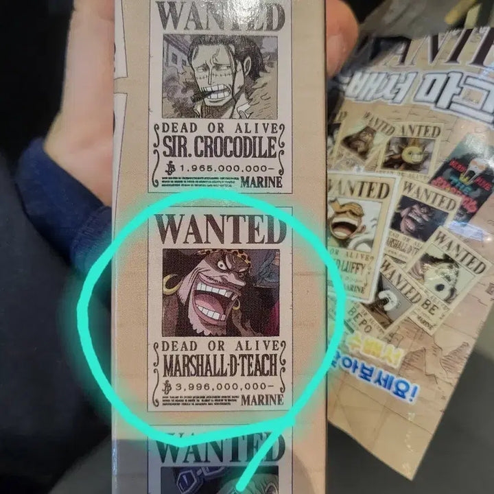 [BUNJANG] One Piece Wanted Poster, Keyring, and Magnet Bundle Set / 원피스 수배지와 키링 및 마그넷 일괄 양도