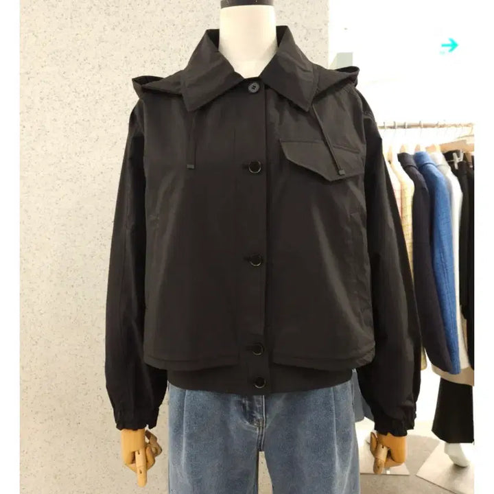 [BUNJANG] TWWJPN70020 String Hoodie Shirt / [리스트] 스트링 후디 셔츠 점퍼 TWWJPN70020