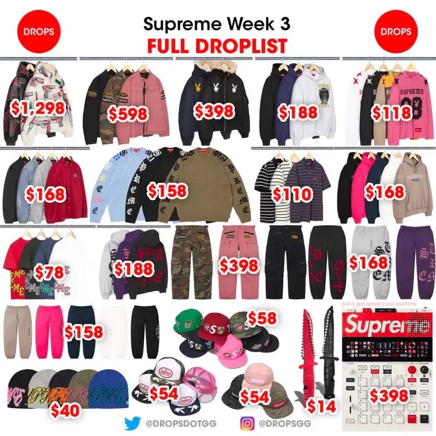[BUNJANG] Supreme 26SS Week 3 Collection / [슬롯안내] 슈프림 26SS 3주차