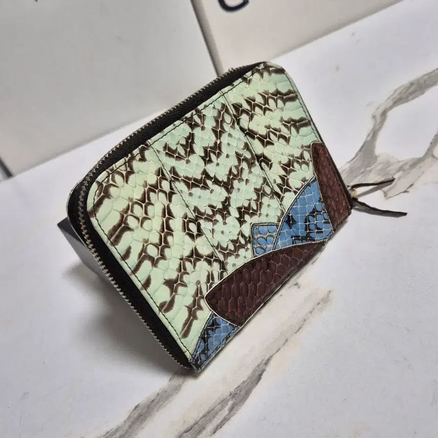 [BUNJANG] Miu Miu Snake Skin Wallet / (정품) 미우미우 뱀피 반지갑