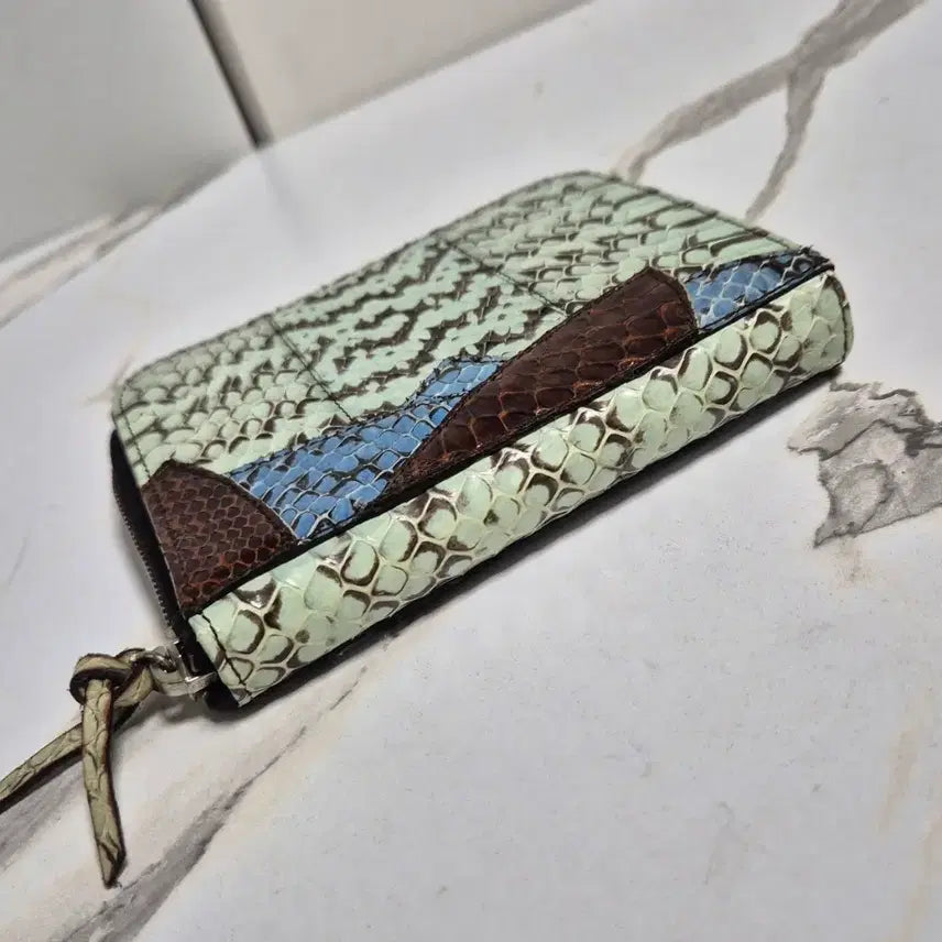 [BUNJANG] Miu Miu Snake Skin Wallet / (정품) 미우미우 뱀피 반지갑
