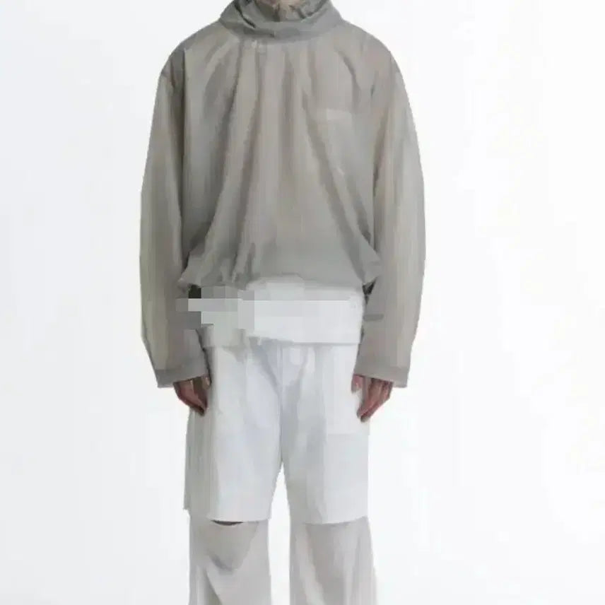 [BUNJANG] AMOMENTO Sheer Anorak / 아모멘토 시어 아노락