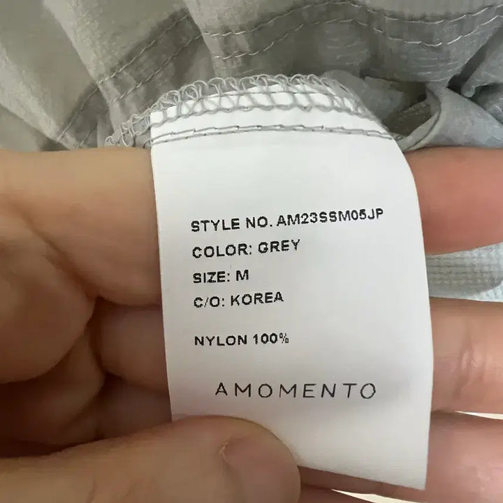 [BUNJANG] AMOMENTO Sheer Anorak / 아모멘토 시어 아노락