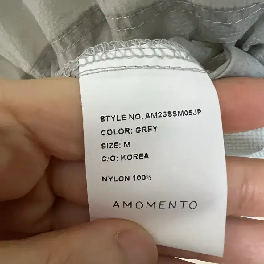 [BUNJANG] AMOMENTO Sheer Anorak / 아모멘토 시어 아노락