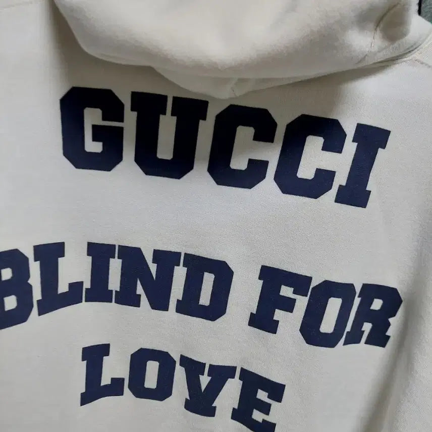 [BUNJANG] Gucci 1921 Printed Hoodie Ivory (M) / 구찌 1921 프린팅 후드티 아이보리 m 백화점판