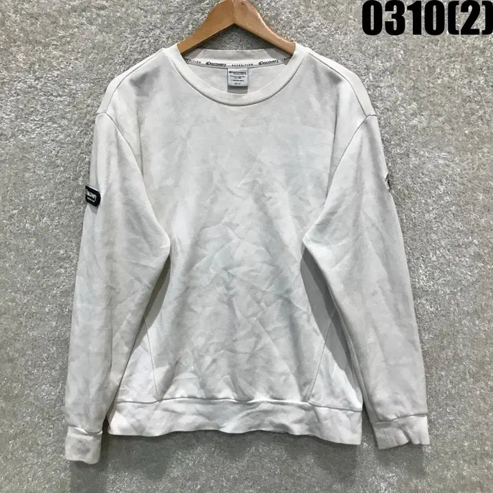 [SOLD OUT] 디스커버리 흰색 맨투맨 티셔츠 m