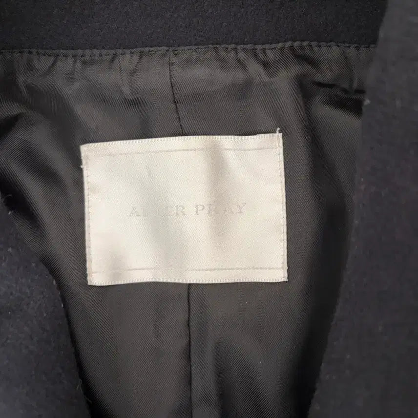 [BUNJANG] Afterpray Balmacaan Coat - Dark Navy - L Size / 애프터프레이 발마칸 코트