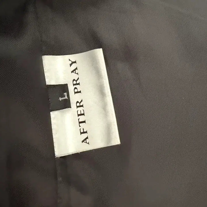 [BUNJANG] Afterpray Balmacaan Coat - Dark Navy - L Size / 애프터프레이 발마칸 코트