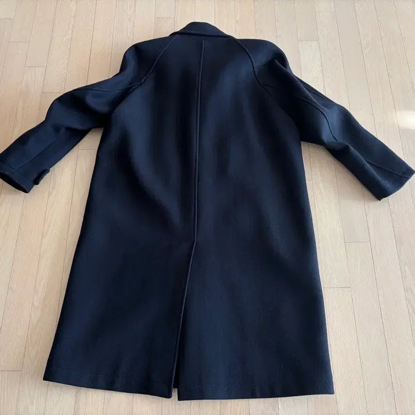 [BUNJANG] Afterpray Balmacaan Coat - Dark Navy - L Size / 애프터프레이 발마칸 코트