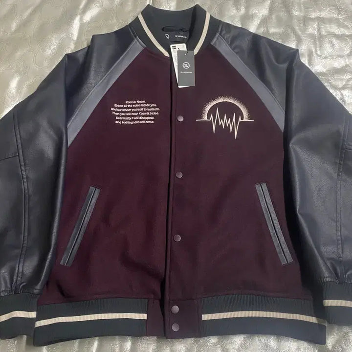 [BUNJANG] GU x Undercover 23FW Kosmik Noise Stadium Jacket (XL) - Wine / (XL)GUx언더커버 23FW 코스믹노이즈 스타디움 자켓 와인