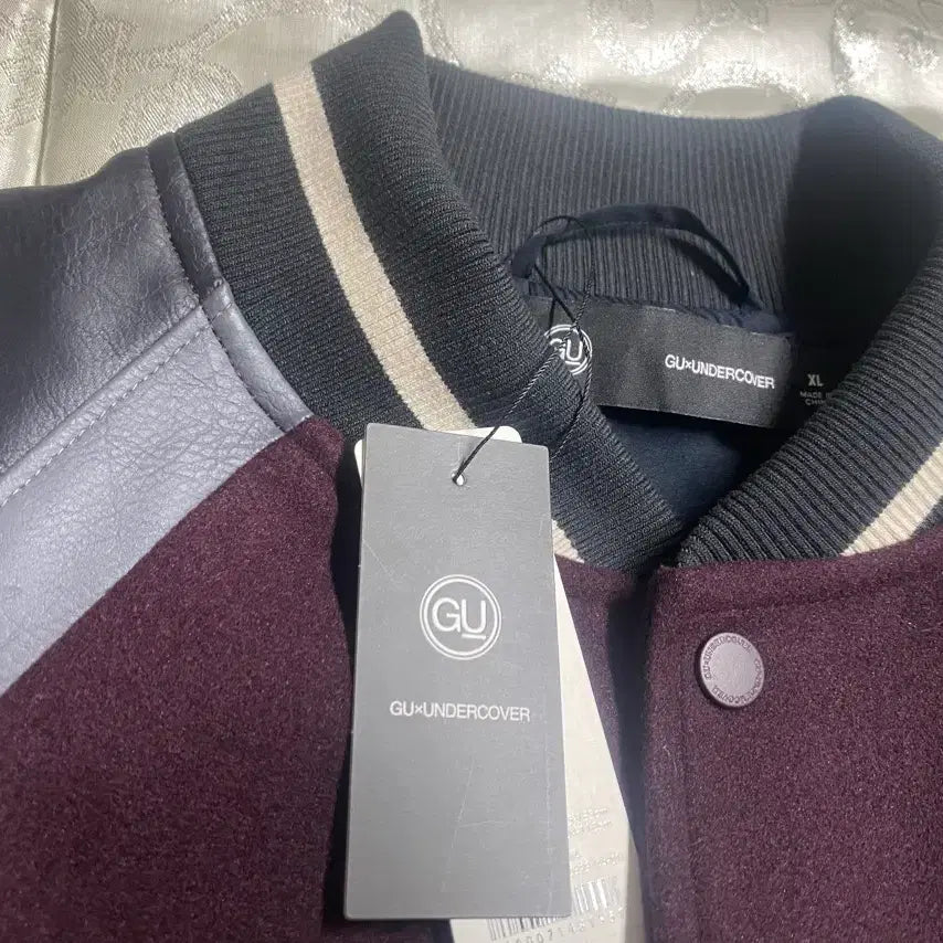 [BUNJANG] GU x Undercover 23FW Kosmik Noise Stadium Jacket (XL) - Wine / (XL)GUx언더커버 23FW 코스믹노이즈 스타디움 자켓 와인