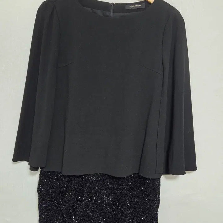 [BUNJANG] MojoSphin Black Cape Dress S / 모조에스핀 블랙 케이프 원피스 S