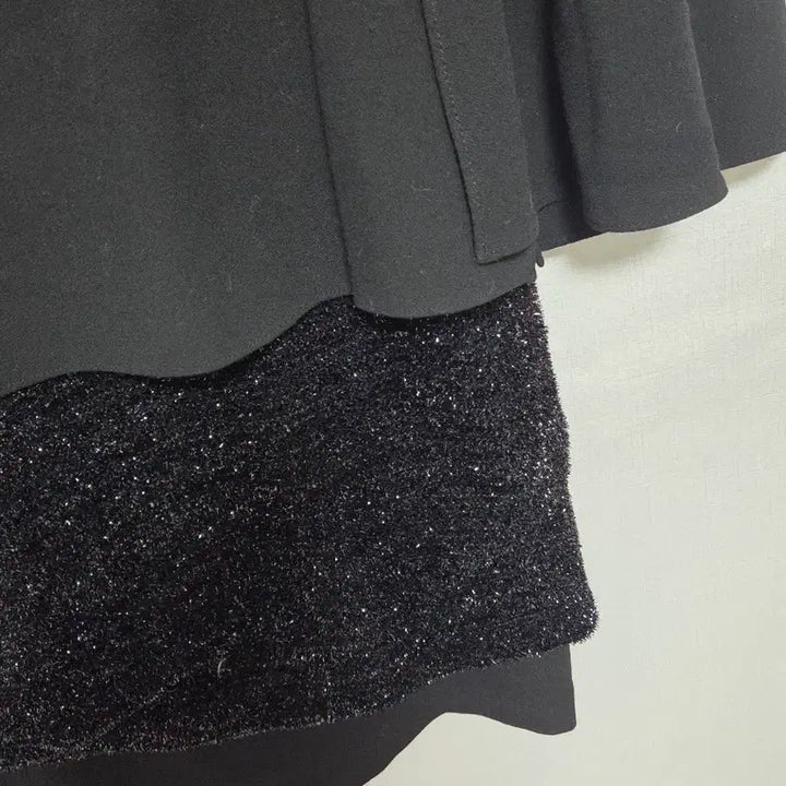 [BUNJANG] MojoSphin Black Cape Dress S / 모조에스핀 블랙 케이프 원피스 S