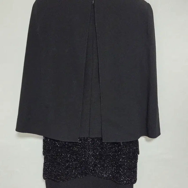[BUNJANG] MojoSphin Black Cape Dress S / 모조에스핀 블랙 케이프 원피스 S
