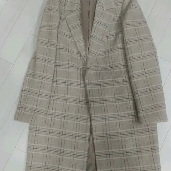 [BUNJANG] Visit in New York Check Pattern Jacket Coat / 비지트인뉴욕 체크 패턴 자켓 코트 55
