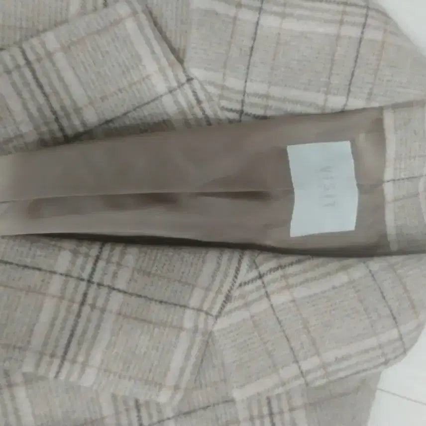 [BUNJANG] Visit in New York Check Pattern Jacket Coat / 비지트인뉴욕 체크 패턴 자켓 코트 55