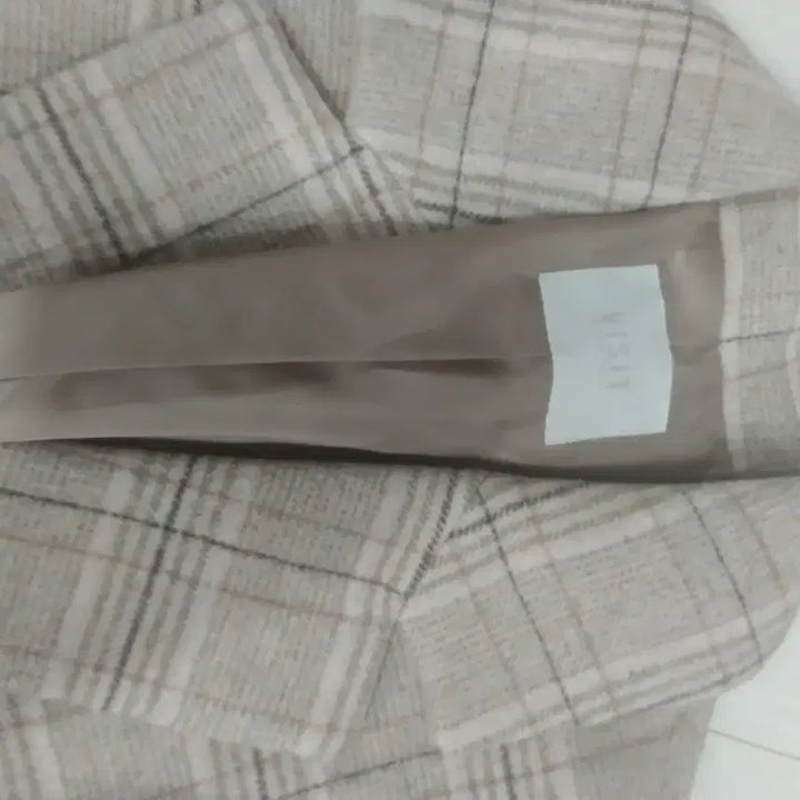 [BUNJANG] Visit in New York Check Pattern Jacket Coat / 비지트인뉴욕 체크 패턴 자켓 코트 55