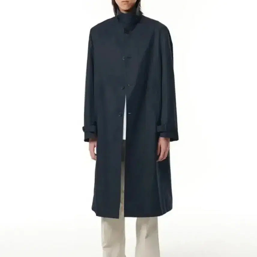 [BUNJANG] Typingmistake Mac Coat Navy M / 타이핑미스테이크 맥코트 네이비 M