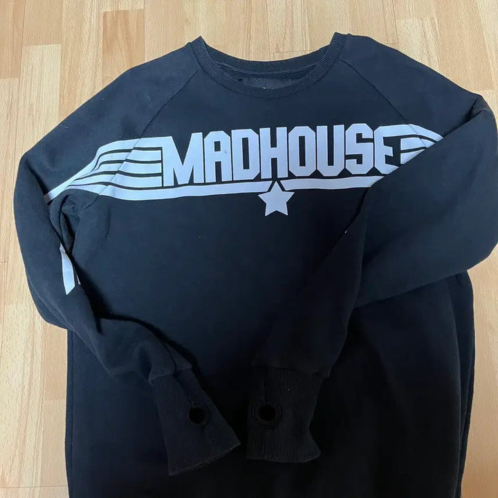 [BUNJANG] A.J.L Madhouse Ten Sweatshirt / a.j.l madhouse 썸홀 빈티지 스웨트셔츠 nct 텐 착용