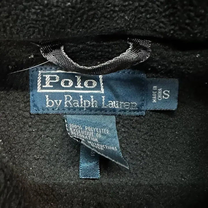 [BUNJANG] Polo Ralph Lauren Black Fleece Jacket / 폴로 랄프로렌 블랙 폴리스 자켓