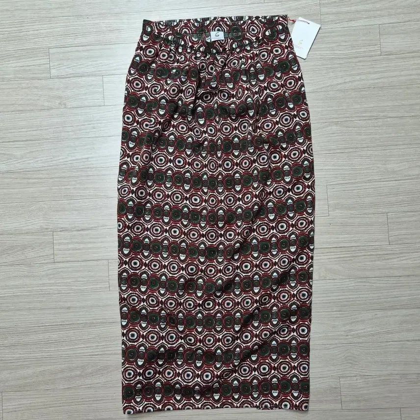 [BUNJANG] 6ruco Pattern Long Skirt / 6루코 패턴 롱 스커트