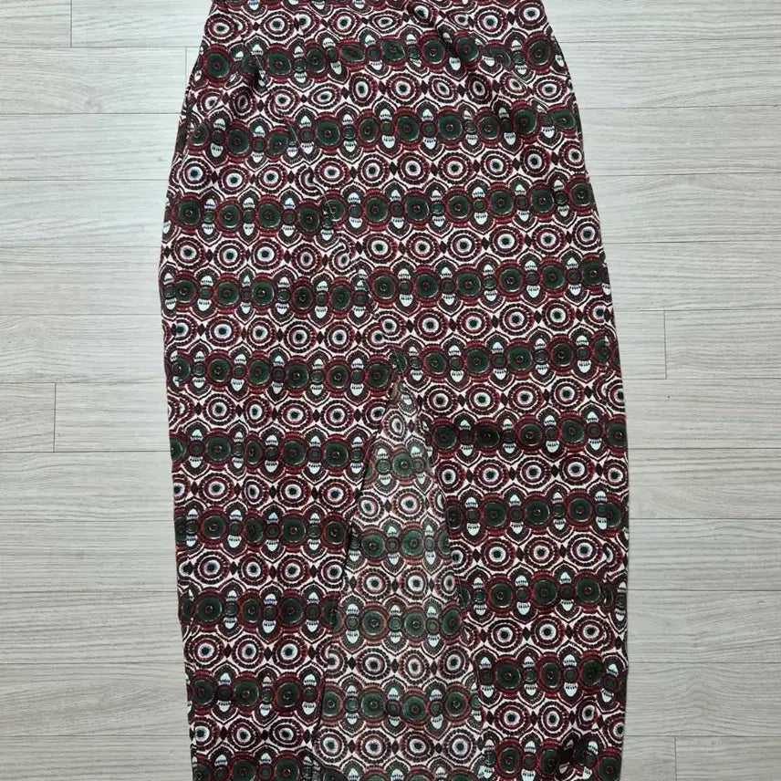 [BUNJANG] 6ruco Pattern Long Skirt / 6루코 패턴 롱 스커트
