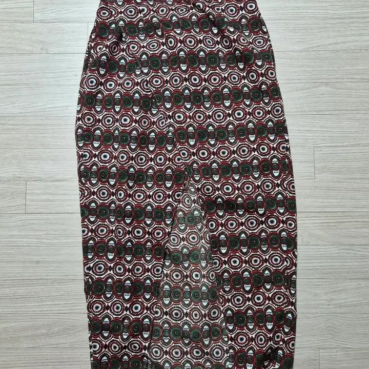 [BUNJANG] 6ruco Pattern Long Skirt / 6루코 패턴 롱 스커트