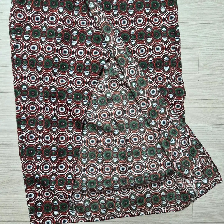 [BUNJANG] 6ruco Pattern Long Skirt / 6루코 패턴 롱 스커트