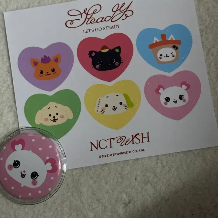 [BUNJANG] NCT WISH Sakuya Steady Pop-up POB Pin Badge / 엔시티위시 사쿠야 스테디 팝업 특전 핀뱃지 팡이